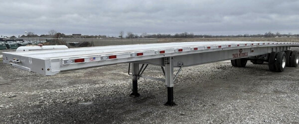 Flatbed trailer loads for semi-truck owner operators